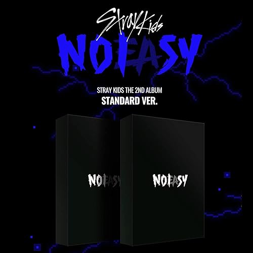 JYP Ent. Stray Kids - NOEASY [Normal ver.] (Vol.2) Album+Folded Poster+Extra Photocards Set (Random ver., CD Only (No Poster)) - Nail Gallerys