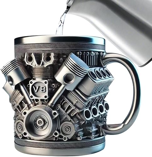 Générique Moteurs à boire une tasse, tasse décorative | Moteurs de voiture réutilisables Récipient d'eau | Drinkware drôle Stein, accessoires à boire pour la maison, le studio, les voyages - Nail Gallerys