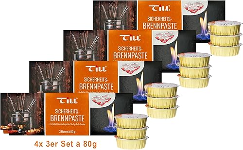 TILL Safety Paste Set's á 80 g (4X Set de 3 80g (12 pièces)) - Nail Gallerys