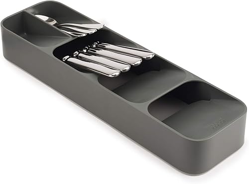 Joseph Joseph Duo 80082 Duo Cleaning & Organisation Couverts Organiseur, Gris - Nail Gallerys