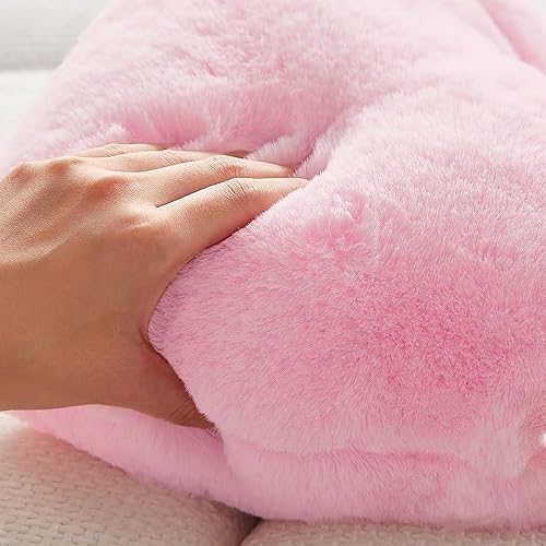 Chingcoo Coussin en forme de cœur - Coussin douillet - Convient pour le salon, le canapé, la chambre à coucher, le lit - Coussin esthétique - 40 x 35 x 11 cm (blanc) - Nail Gallerys