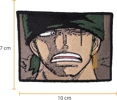 VALKYNEA Patch brodé 100 % inspiré des fans d'animaux/Zoro Img Wanted/Patch EMBROIDERY/Applique brodée (thermocollant) - Nail Gallerys