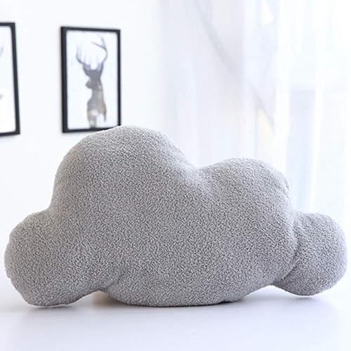 GSDGV Oreiller en Forme de Nuage, Coussin de Repose-Taille Coussin de Canapé Doux, Coussin de Lit Oreiller Décoratif pour Extérieur, Intérieur, Chambre, Bureau, Voiture (Blanc, Taille S) - Nail Gallerys