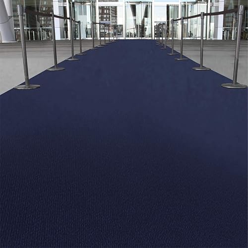 Tapis de cérémonie & Mariage | Tapis d'événement, VIP, Hollywood, de Gala & Autres fêtes | 18 Couleurs en 23 Tailles | Bleu - 100x350 cm - Nail Gallerys