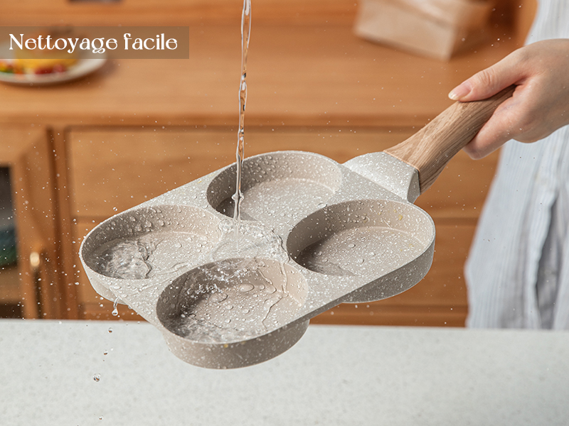 CAROTE Poêle à 4 Emplacements