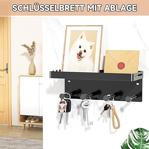 YYBO Porte Clef Mural, Support Mural Pour Laisse pour Chien, Support Clef Mural, Porte-Clés Mural, Rangement pour Clef, Courrier, Accessoires pour animaux de compagnie, pour Les Entrées - Nail Gallerys