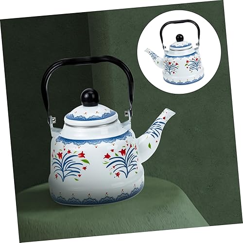 Ciieeo Théière Robuste Et Épaisse Bouilloire À Eau Bouilloire À Thé Pour La Maison Motif Marguerites - Nail Gallerys
