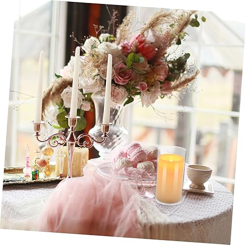 ABOOFAN Bougeoirs en Verre Ouragan Cylindre en Verre Transparent Tube De Cheminée Abat-Jour De Bougie À Extrémité Ouverte 8X15cm 2 Pièces - Nail Gallerys