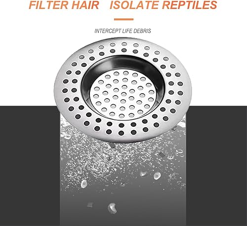 Filtre Evier, 4Pcs Tamis en Acier Inoxydable, Filtre Evier Cuisine, Evier Filtre en Acier Inoxydable, Filtre de Vidange pour Evier, Filtre Anti-Obstruction - Nail Gallerys
