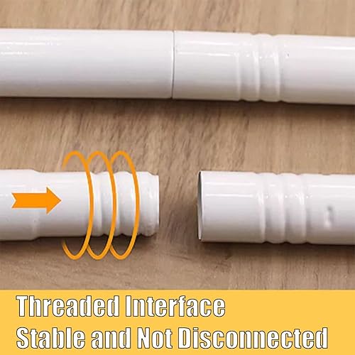 GUOIOOI Cadre de Ciel de lit,Support de moustiquaire pour lit à baldaquin en Acier Inoxydable Moustiquaire Ciel de lit Cadre Ciel de lit pôle vis(180x200cm(71x79inch)) - Nail Gallerys