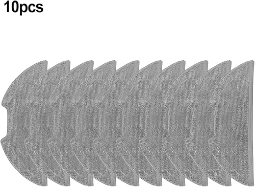 BlissfulAbode Lot de 10 serpillères de rechange en microfibre pour aspirateur pour M9, pour Eureka E10S, pour aspirateur robot pour Obode A8 – Tampons doux en microfibre réutilisables - Nail Gallerys