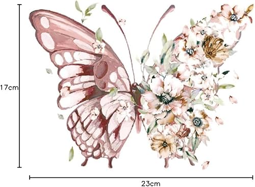 GIVBRO Patch thermocollant, motif papillon, imprimé floral, pour t-shirt, vêtements, vestes, jeans, sacs - Nail Gallerys