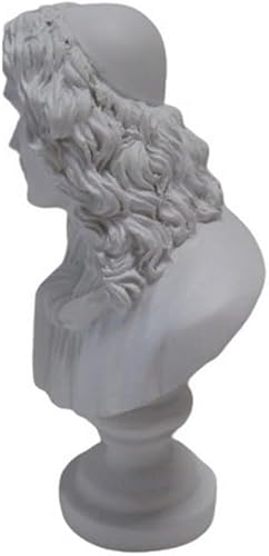 impexit Reproduction en résine Buste de Moliere de Jean Antoine Houdon Coloris Blanc 12,5/7,5/4,5 cm - Nail Gallerys