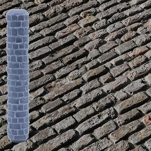 Rouleau Texture Murale Briques Modélisation Argile Polymère Pétrir Texture Modélisation Main Tampon Bois Outil Céramique DIY Création Artisanale Projets Personnalisés 115 mm x 18,75 mm - Nail Gallerys