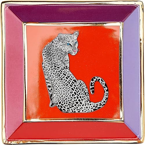 Jonathan Adler Safari Plateau carré multicolore, taille unique - Nail Gallerys