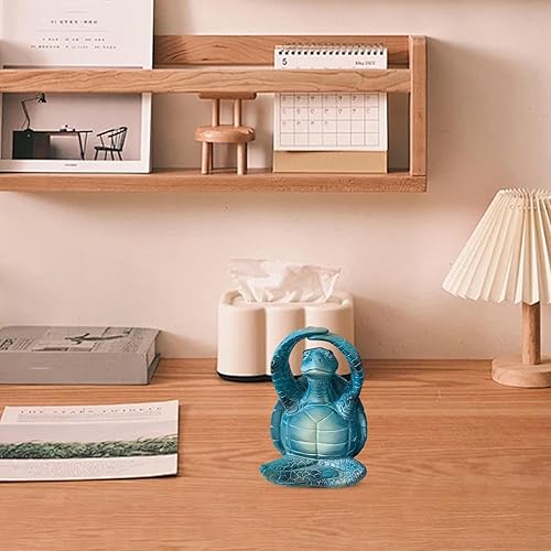 Figurines de yoga, tortue de yoga,Figurines de tortues statue méditante - Décorations de plage côtière, tortue de yoga zen, figurine de yoga, décoration de salle de bain tortue pour salon, chambre à c - Nail Gallerys