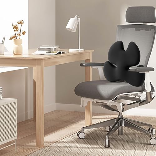 Support de dossier de siège de voiture pour conducteur | Coussin de soutien du cou | Coussin correcteur de posture avec sangles réglables pour accessoires de bureau d'ordinateur - Nail Gallerys