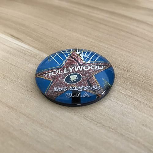 3D Hollywood Los Angeles USA Réfrigérateur Aimant en Verre Cristal Aimant À La Main Touristique Voyage Souvenir Collection Cadeau Tableau Tableau Magnétique Autocollant Décoration de La Maison - Nail Gallerys