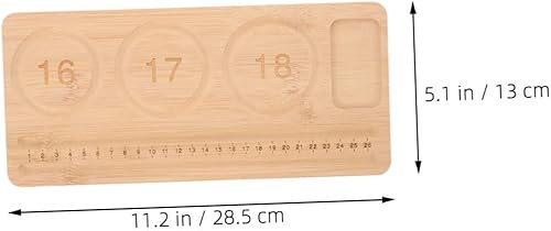 Gatuida 2 Pièces Plateau De Perles Plateau à Bracelets Planche à Mesurer Pour Bracelet Planche De Perles De Bijoux Plateau De Fabrication De Bijoux Planche De Perles De Bracelet Beige Bois - Nail Gallerys