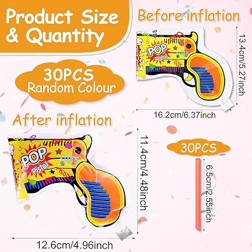 PXBSNB Lot de 30 canons à confettis biodégradables pour carnaval, anniversaire, mariage, Nouvel An, fêtes - Nail Gallerys