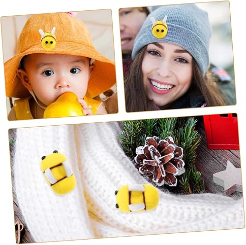 GRIRIW Adorables Pendentifs Abeilles en Feutre De Laine 8 Pièces Fournitures Artisanales pour La Fabrication De Bijoux - Nail Gallerys