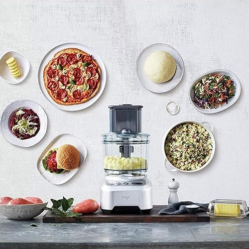 Le robot de cuisine Sage the Kitchen Wizz 16 Peel & Dice, SFP820BAL, Aluminium brossé - Nail Gallerys