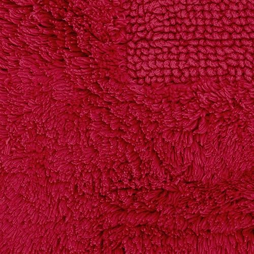 Linnea Tapis de Bain 60x90 cm Dream Rouge Bordeaux 2100 g/m2 - Nail Gallerys