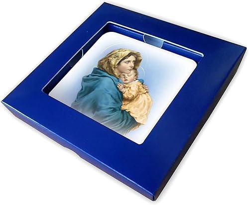Tableau Madonnina Ferruzzi avec boîte 10x10 cm - Nail Gallerys