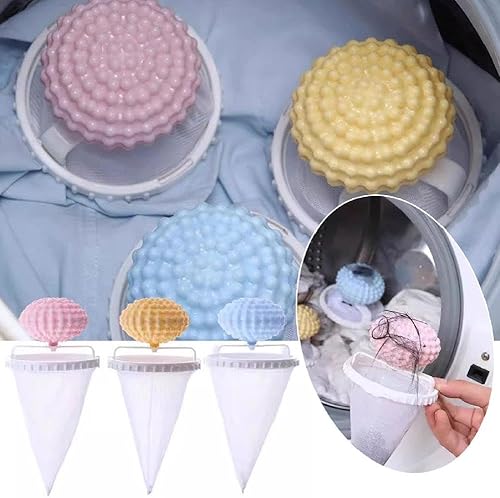 Filet filtrant flottant pour enlever les poils d'animaux domestiques 2025 pour le linge, attrape-peluches pour machine à laver, sac en maille réutilisable pour nettoyage de tissu à la maison - Nail Gallerys
