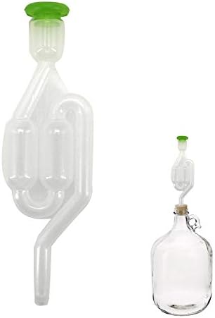 Serrure à eau bulle en forme de S pour fermentation de soupapes d'échappement - Fermentation de la bière et du vin (couleurs aléatoires) - Nail Gallerys
