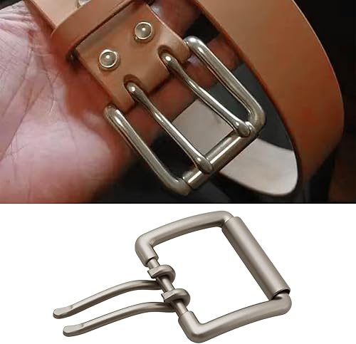 SG Store Lot de 2 Boucles de Ceinture en Cuir à Double Ardillon Diamètre Intérieur 40 Mm Adaptées Aux Sangles de 40 Mm Argent Antique - Nail Gallerys