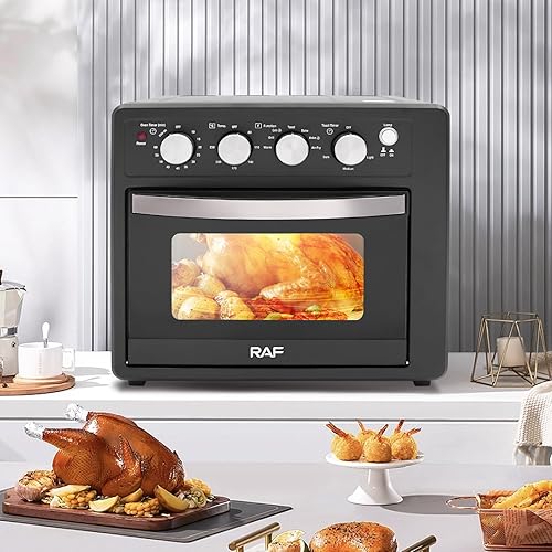 CuCummoo Four Électrique Multifonction 25 Litres, Grande Capacité, Friteuse et Grille-pain, 1700 W, 220 V, pour Ménages, Boulangeries, Restaurants, Snack-bars - Nail Gallerys