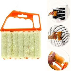 Wet Dry Brosse de nettoyage pour stores vénitiens avec poignée ergonomique