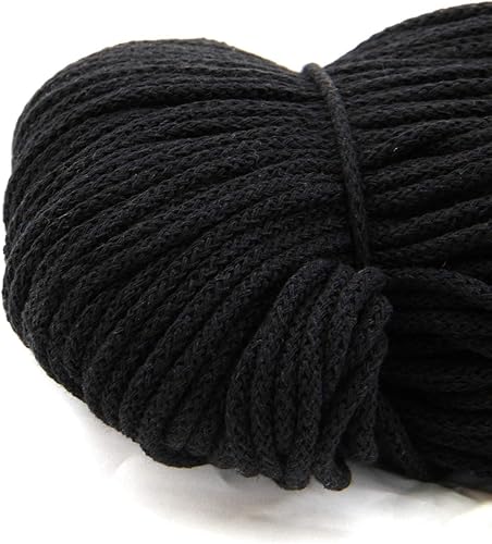 nts Nähtechnik Cordon en coton 100 m / 4 mm de large en coton avec noyau en polyester (blanc, 4) - Nail Gallerys