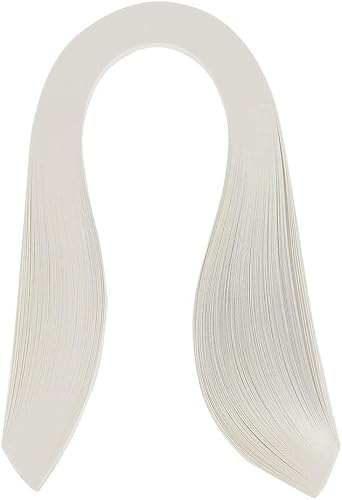 Bandes de Papier Quilling, 600 Bandes, Largeur 3 mm Longueur 39 cm, Origami Papier Artisanat Décoration - Nail Gallerys