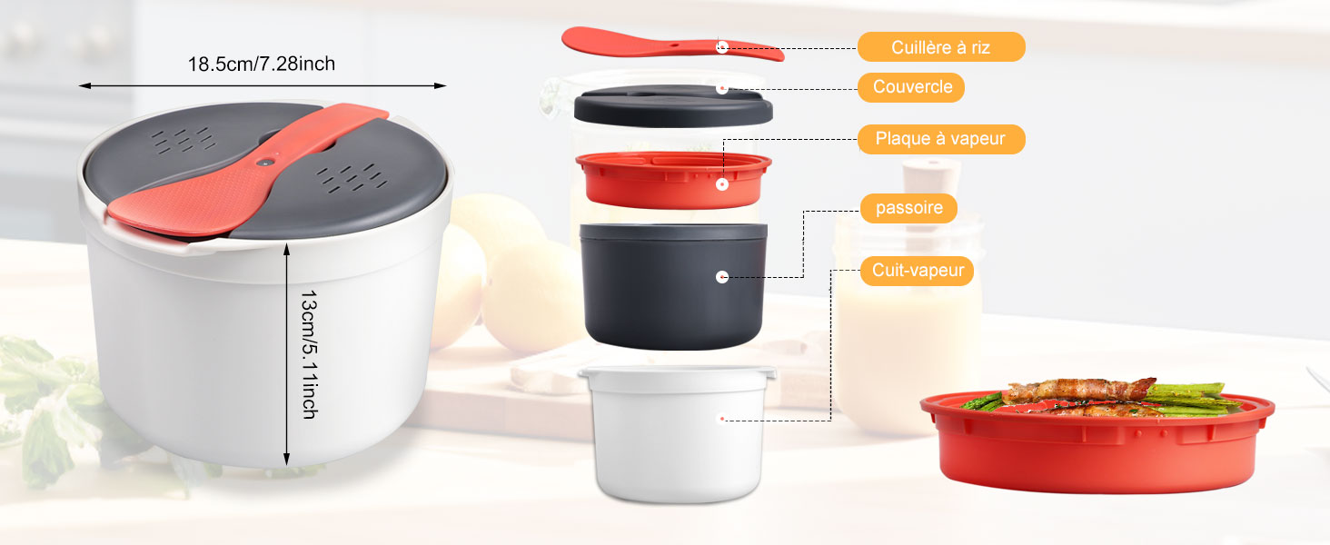 Cuiseur de Riz Micro Onde