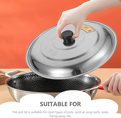 MAGICLULU Couvercle Acier Inoxydable Pour Casserole Et Poêle Couvercle Multi-fonction Avec Poignée Accessoire De Cuisine Et Léger - Nail Gallerys