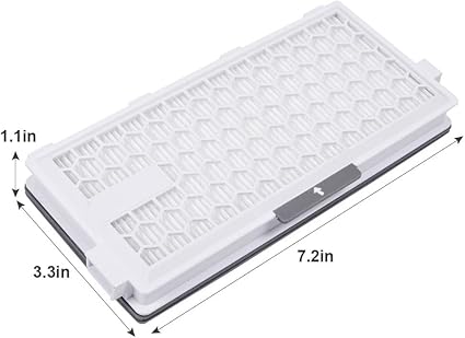 KEEPOW 1 Filtre Aspirateur pour Miele Complete C3 C2, Compact C1 C2, Active AirClean SF-AA 50 Filtre Compatible avec Powerline S8340, Pièce Détachée Aspirateur pour Miele Hepa Airclean SF-HA 50 - Nail Gallerys