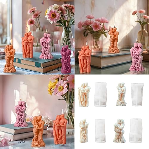 Moule à bougie en silicone pour la Saint-Valentin pour la fabrication de bougies parfumées uniques et parfait pour les amateurs d'artisanat - Nail Gallerys