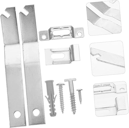 NUOBESTY 2 Ensembles Ensemble De Crochets Antivol Pendaison Kit De Suspension De Tableaux Crochets De Cadre Image De Crochets Suspendus Crochets Pour Accrocher Des Photos Le Fer - Nail Gallerys