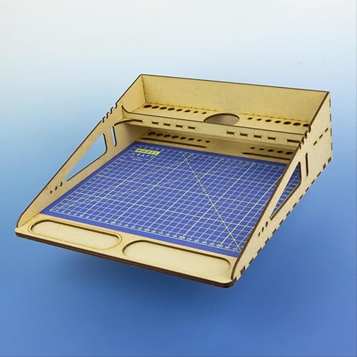 Modelcraft Station de Travail et Tapis de découpe A4, WTA4/CM, Bois - Nail Gallerys