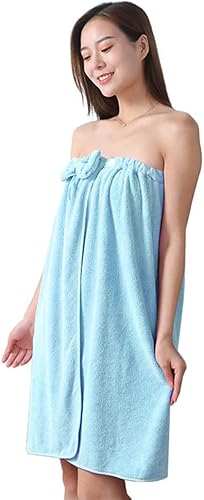 Pareo de Bain Femme Serviette de Bain Robe Sarong Spa Serviette A Sauna Drap de Bain Séchage Rapide Robe Wraps en Bouton Réglable Peignoir Éponge,Brun,75 * 150cm - Nail Gallerys