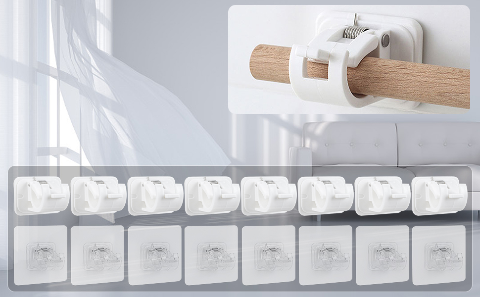 Support de tringle à rideaux