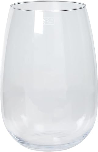 innaGLAS INNA-Glas Verre à Bougie Tabea, Boule - Rond, Transparent, 40cm, Ø 20,5cm - Ø 27cm - Photophore Rond - Porte-Bougie - Nail Gallerys