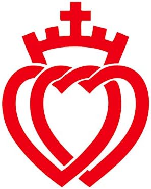 Autocollant rouge coeurs vendéens. Vendée - Nail Gallerys