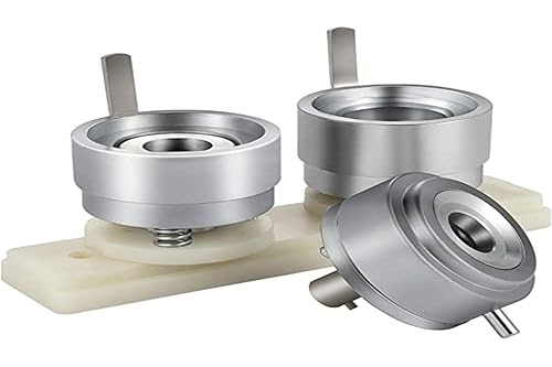 VEVOR Badge Poinçonnage 32mm Rond Bouton Moule Matrice en Acier au Carbone Badge Pin Making Moule Noyau en Alliage d'Aluminium Badge Poinçon Die Glissière Plastique ABS Moule DIY Badge Accessoires - Nail Gallerys