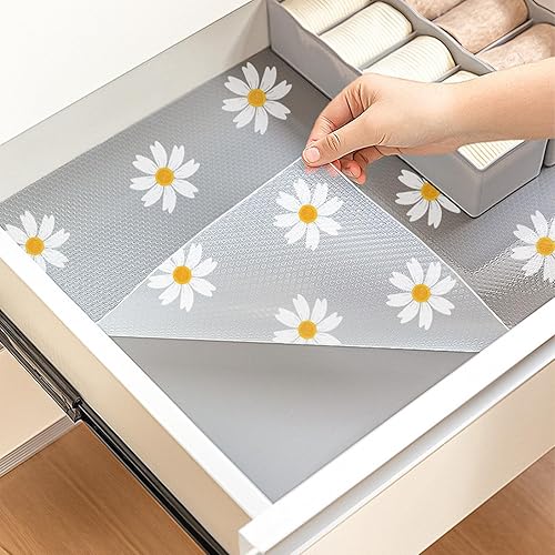 Revêtement d'étagère – Tapis de tiroir, armoire de cuisine en papier | Doublure imperméable épaisse pour chaussures, anti-rayures, protection antidérapante pour étagères, tiroirs, armoires - Nail Gallerys