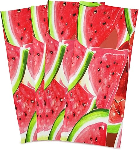 GAIREG Torchons colorés colorés et absorbants Motif tranches de pastèque Rouge 71,1 x 45,7 cm - Nail Gallerys