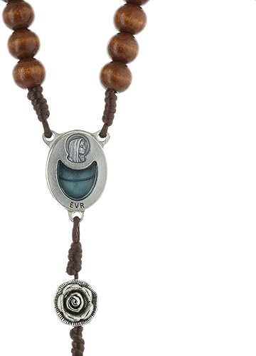 Palais du Rosaire Chapelet Eau de Lourdes et paters métal en forme de rose - Chapelet eau de Lourdes - Culte Chrétien en Eau - Nail Gallerys