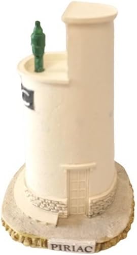 impexit Reproduction en résine Phare de piriac Loire Atlantique 7/6.5/10.5 cm - Nail Gallerys